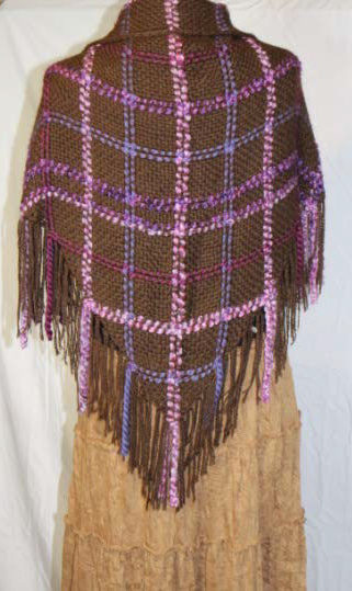 Berry Patch 5ft Shawl Pattern - Cobblestone Alpacas